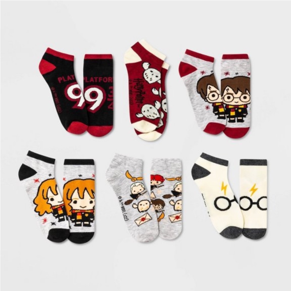 Women’s Harry Potter Low Cut Socks, size 4-10
